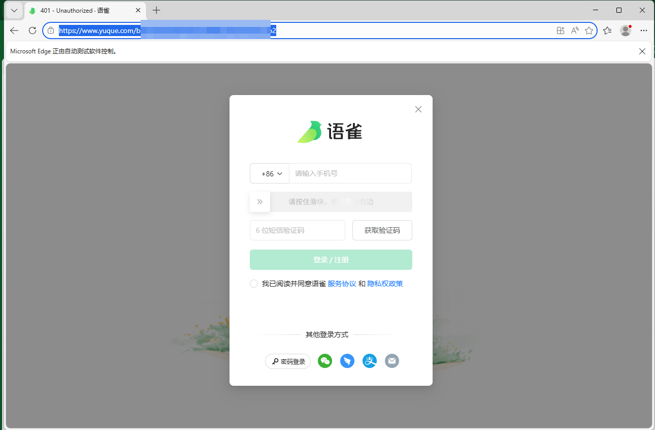 检测到登录后弹出可视浏览器